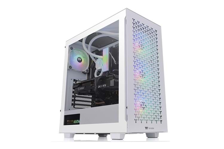 THERMALTAKE AIR SNOW V350 TG CA-1S3-00M6WN-03 GAMING MID-TOWER PC KASASI BEYAZ