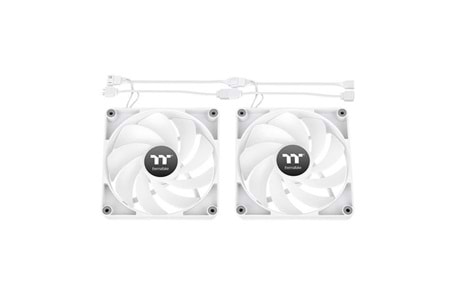 THERMALTAKE CT120 -CL-F175-PL12SW-A ARGB FAN KITI 2-li paket BEYAZ