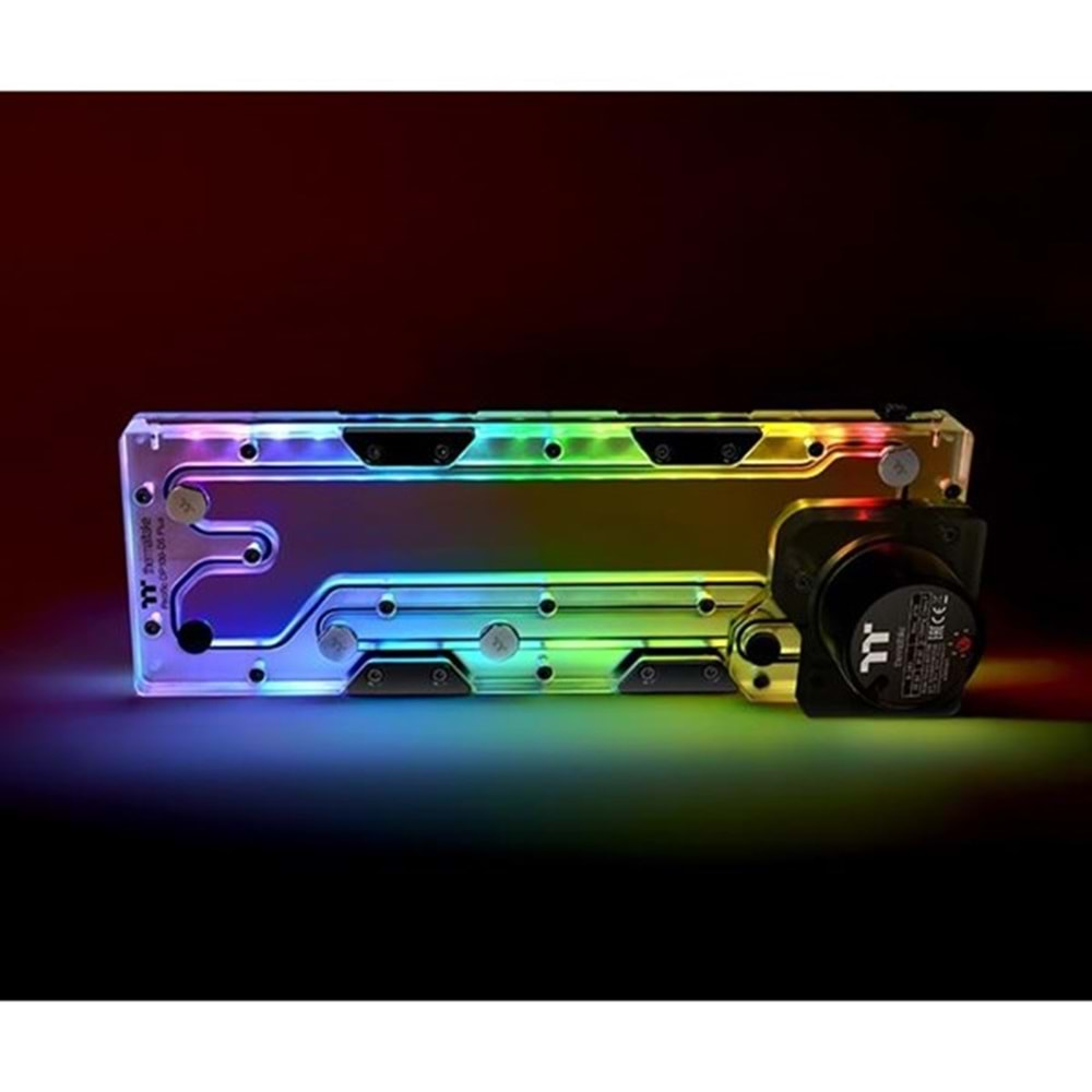 Thermaltake CL-W263-PL00SW-A Pacific DP100-D5 Plus RGB Ledli 360mm Sıvı Tankı + D5 Pompa