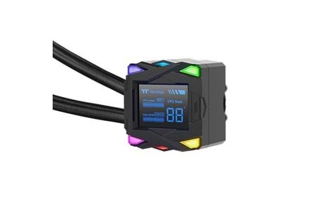 THERMALTAKE 240MM LAS240-S CL-W461-PL12SW-A AM5-1851P ARGB LED GÖSTERGELİ SIVI SOĞUTMALI İŞLEMCİ FANI