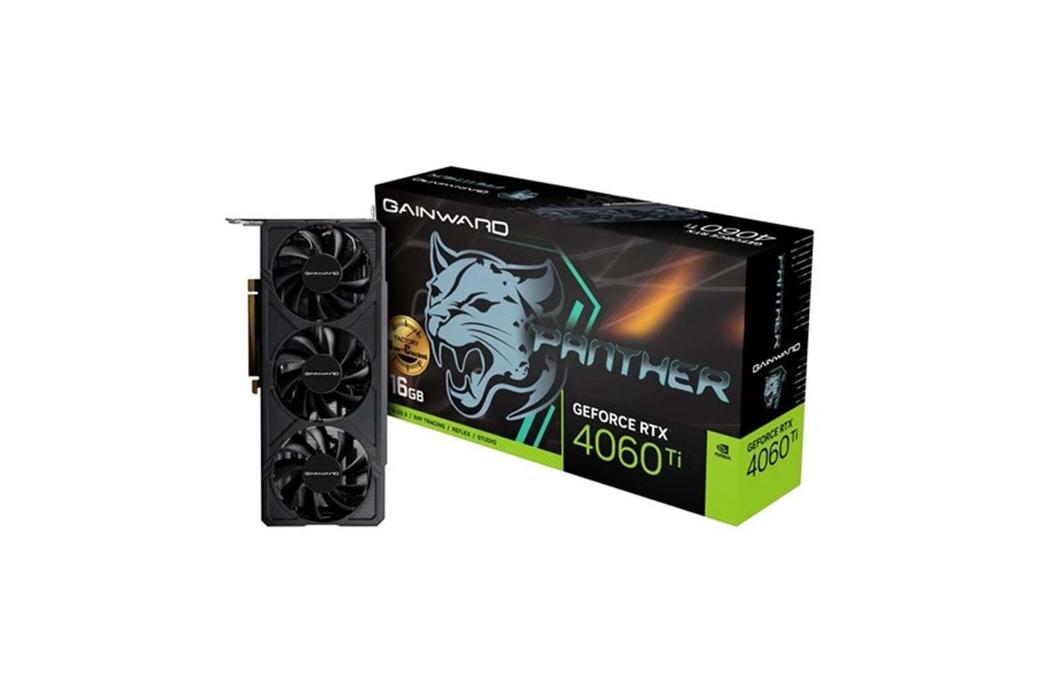 GAINWARD 16GB RTX4060TI PHANTER NE6406TU19T1-1061Z GDDR6 128Bit PCIE 4.0
