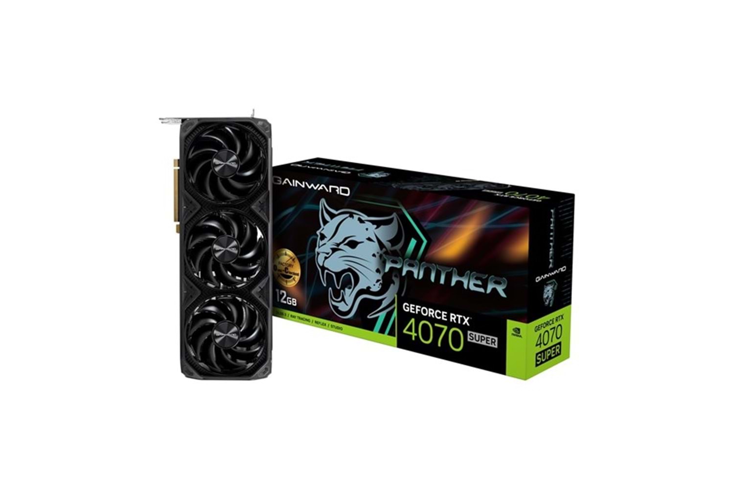 GAINWARD 12GB RTX4070 SUPER PANTHER OC NED407ST19K9-1043Z GDDR6X 192Bit PCIE 4.0