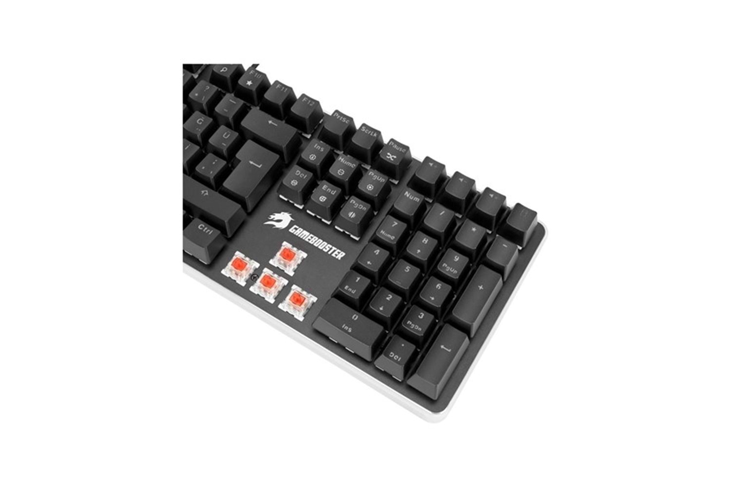 GameBooster G918 Fire Storm RGB Blue Switch Mekanik Beyaz Oyun Klavyesi