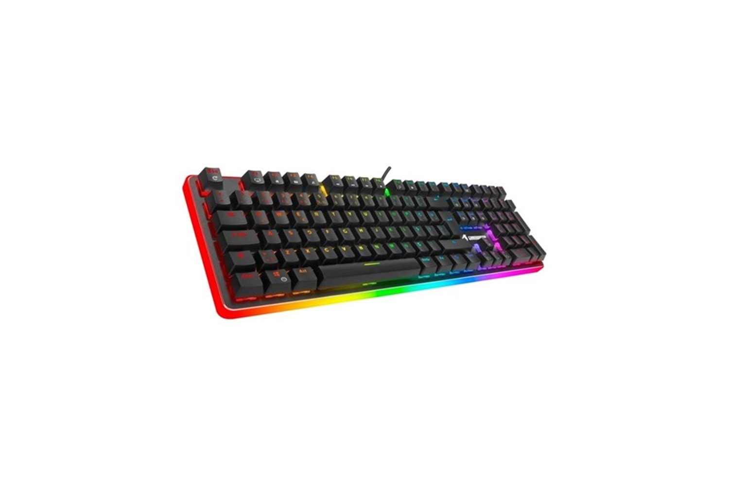 GameBooster G918 Fire Storm RGB Blue Switch Mekanik Beyaz Oyun Klavyesi