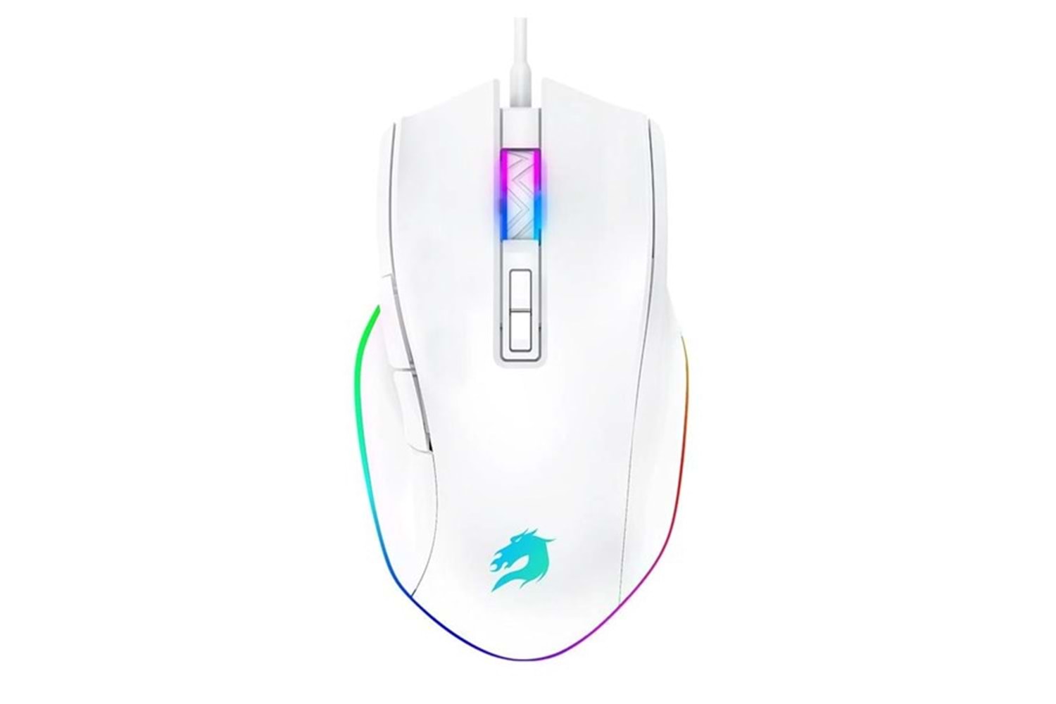GAMEBOOSTER M16 Myth 12800dpi RGB Aydınlatmalı Beyaz Profesyonel Gaming Mouse