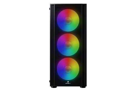 GAMEBOOSTER 600W CASTLE A651B GAMING MID-TOWER PC KASASI