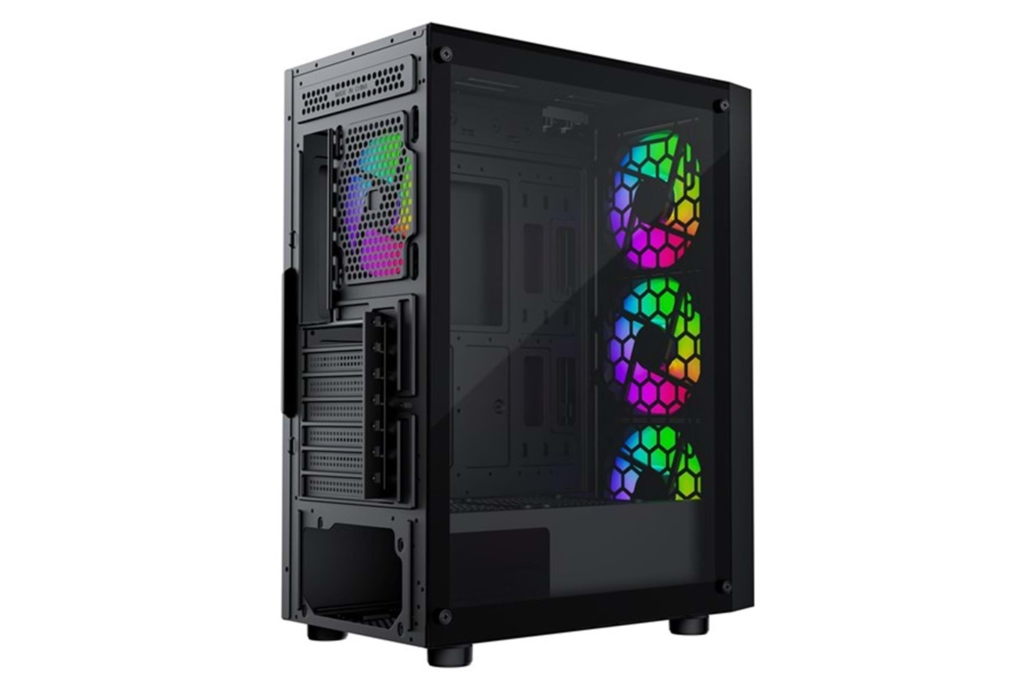 GAMEBOOSTER 600W CASTLE A651B GAMING MID-TOWER PC KASASI