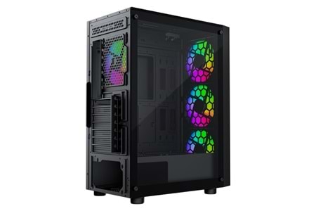 GAMEBOOSTER 600W CASTLE A651B GAMING MID-TOWER PC KASASI