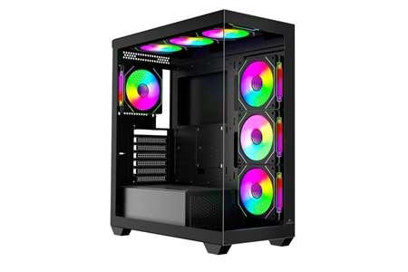GAMEBOOSTER 750W 80+ BRONZE FALCON A750B GAMING MID-TOWER PC KASASI