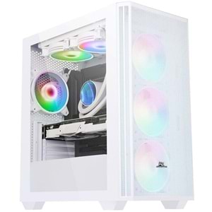 POWERBOOST PB-P2252BW ARGB GAMING MID-TOWER PC KASASI BEYAZ