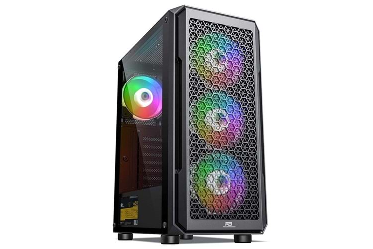 POWERBOOST 650W 80+ BRONZE PB-P3385B GAMING MID-TOWER PC KASASI