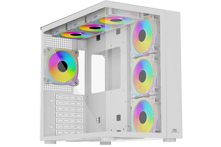 POWERBOOST PB-SS02W SEA WIEW 7-RGB FANLI GAMING MID-TOWER PC KASASI BEYAZ