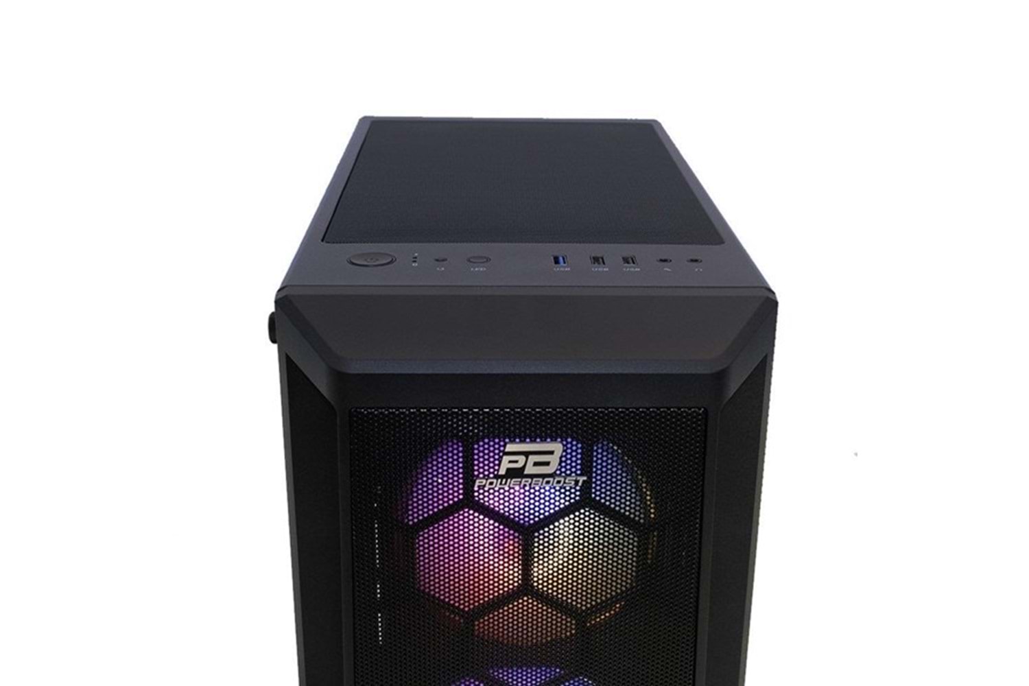 POWERBOOST 750W 80+ BRONZE PB-T001BB GAMING MID-TOWER PC KASASI