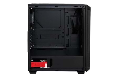 POWERBOOST 750W 80+ BRONZE PB-T001BB GAMING MID-TOWER PC KASASI