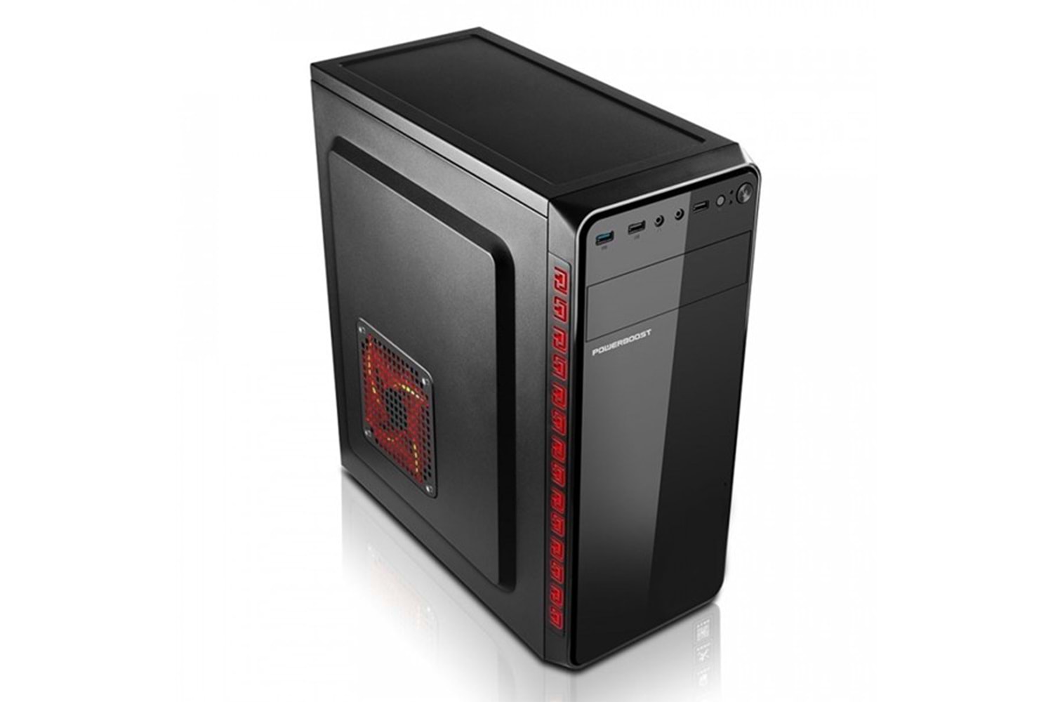 POWERBOOST 350W VK-1625 Standart Mid-Tower PC Kasası