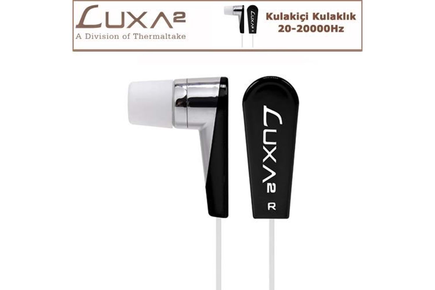 LUXA2 F2 Kulak İçi Kulaklık - Siyah