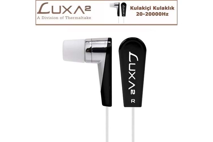 LUXA2 F2 Kulak İçi Kulaklık - Siyah