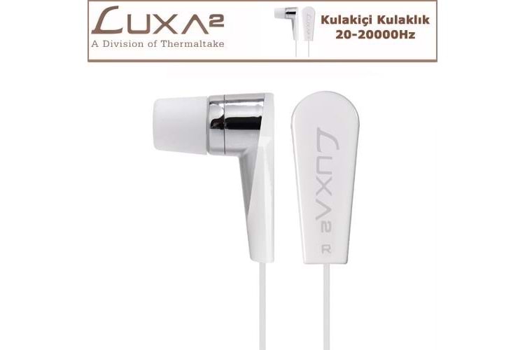 LUXA2 F2 Kulak İçi Kulaklık - Beyaz