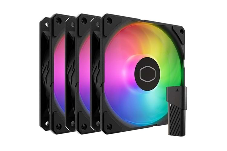 COOLERMASTER SICKLE FLOW EDGE MFX-B2DN-253P2-R2 ARGB KASA FANI+KONTROL ÜNİTESİ MFX-B2DN-253P2-R2