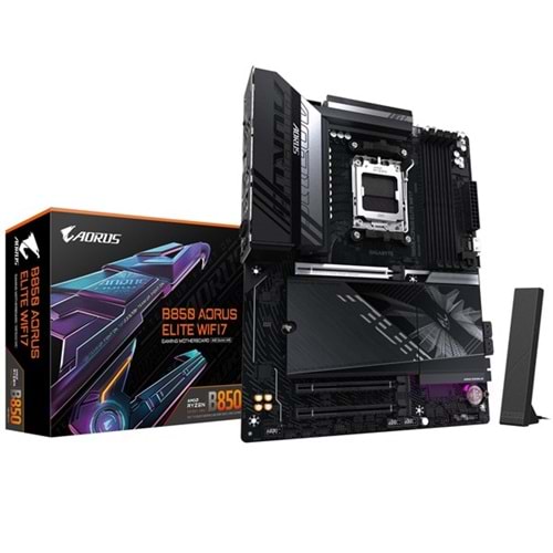 GIGABYTE B850 AORUS ELITE WIFI7 DDR5 HDMI-DP USBC PCIE 5.0 AM5 ATX