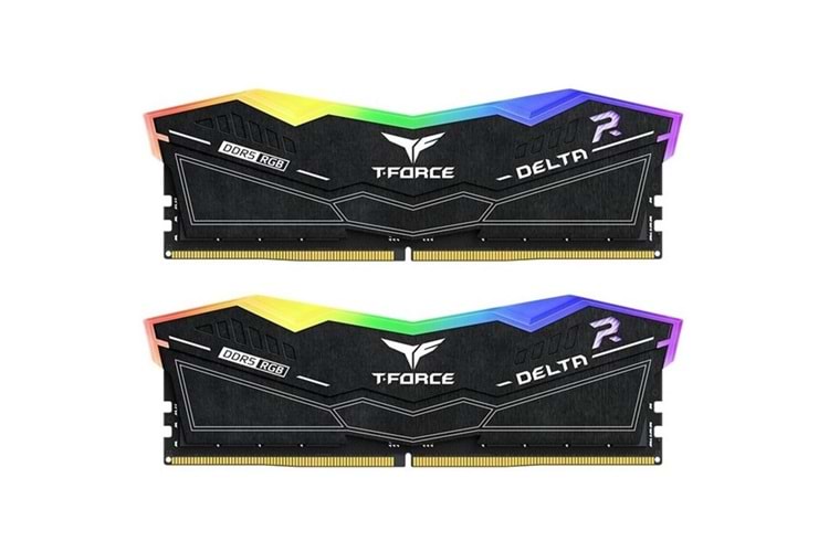 TEAM 32GB (2X 16GB) DDR5 6400MHZ CL40 RGB DUAL KIT PC RAM DELTA FF3D532G6400HC40BDC01
