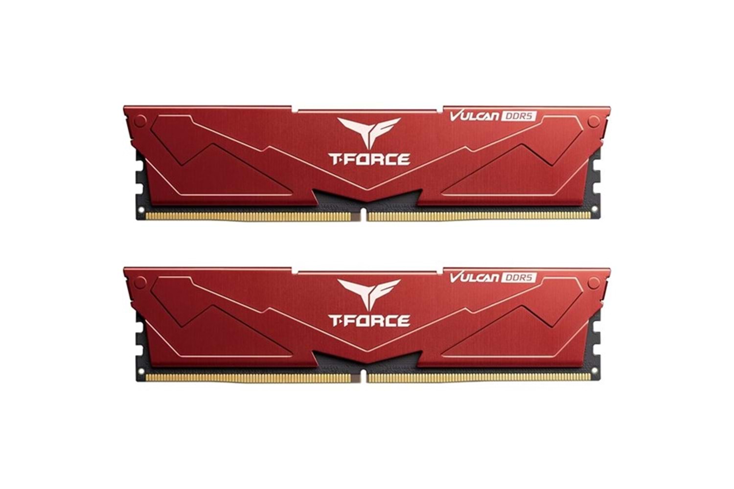 TEAM 32GB (2X 16GB) DDR5 6400MHZ CL40 DUAL KIT PC RAM T-FORCE FLRD532G6400HC40BDC01 KIRMIZI