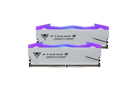 PATRIOT 32GB (2X 16GB) DDR5 8000MHZ CL38 RGB DUAL KIT PC RAM VIPER EXTREME 5 PVXR532G80C38KM BEYAZ