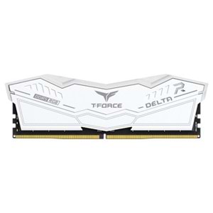 TEAM 32GB (2X 16GB) DDR5 5600MHZ CL38 RGB DUAL KIT PC RAM T-FORCE DELTA FF4D532G5600HC38GDC01 BEYAZ