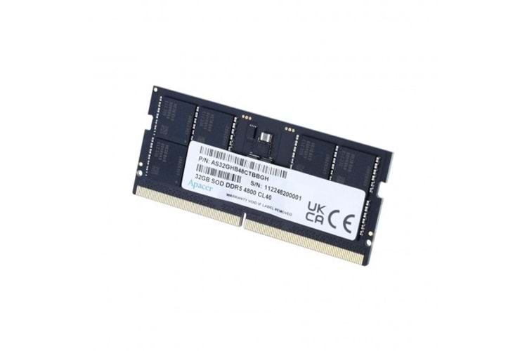 APACER 16GB DDR5 5600MHZ CL40 NOTEBOOK RAM VALUE FS.16G2C.PKH