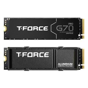 TEAM 1TB T-FORCE G70 PRO TM8FFH001T0C129 7400-6600MB/s M2 NVME GEN4 DİSK SOĞUTUCULU