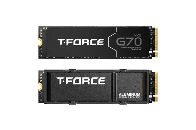 TEAM 1TB T-FORCE G70 PRO TM8FFH001T0C129 7400-6600MB/s M2 NVME GEN4 DİSK SOĞUTUCULU