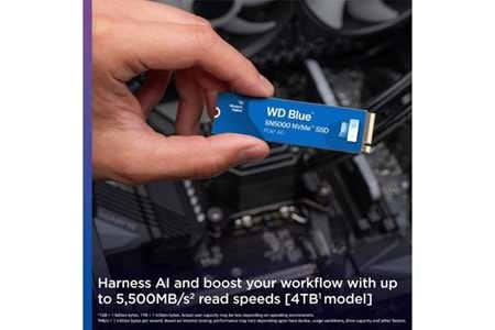 WD 4TB BLUE WDS500G4B0E 5500-5000MB/s M2 NVME GEN4 DİSK