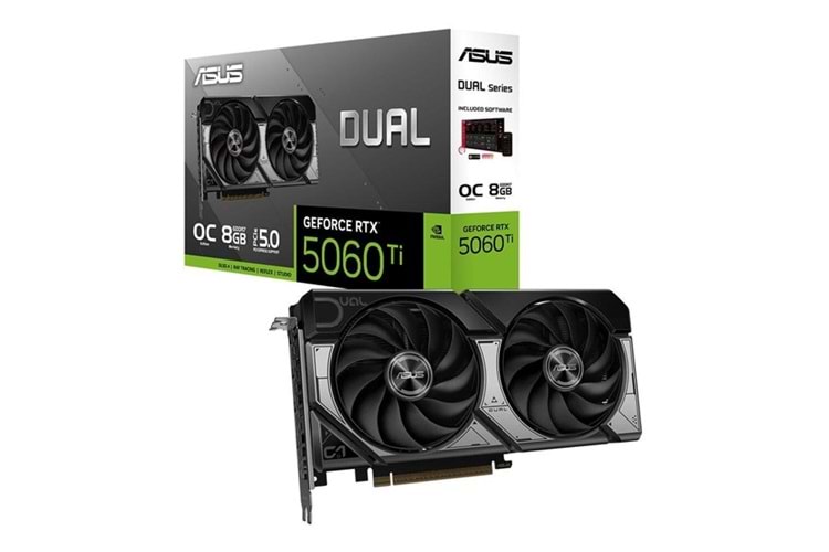 ASUS 8GB DUAL RTX5060TI-O8G GDDR7 128bit HDMI DP PCIe 5.0