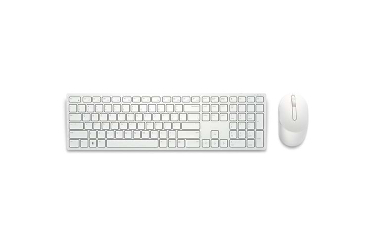 DELL Q TR 580-AKGH Kablosuz Klavye - Mouse Set KM5221W Beyaz