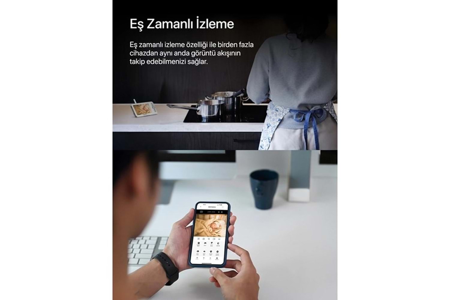 XENON Smart Xenon Smart Monıtorlu Bebek Kamerası X7202