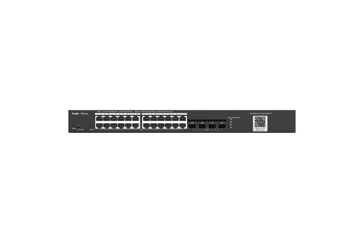 RUIJIE 24port REYEE RG-NBS3100-24GT4SFP-P GIGABIT 4-SFP 370W YÖNETİLEBİLİR POE SWITCH