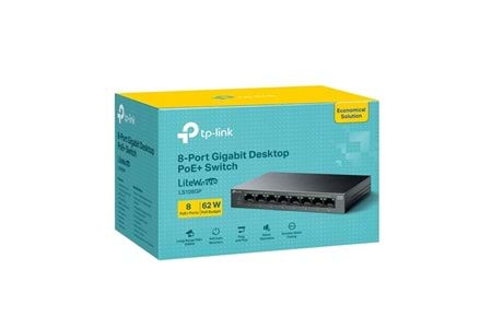 TP-LINK 8port LS108GP Gigabit Yönetilemez Switch