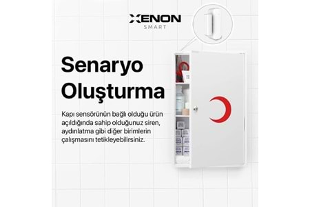 XENON SMART X7502 Akıllı Kapı ve Pencere Sensörü Wi-Fi Bluetooth Destekli