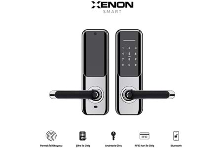 XENON SMART X8051 Akıllı Kapı Kilidi Parmak İzi Şifre Girişli