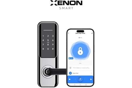 XENON SMART X8051 Akıllı Kapı Kilidi Parmak İzi Şifre Girişli