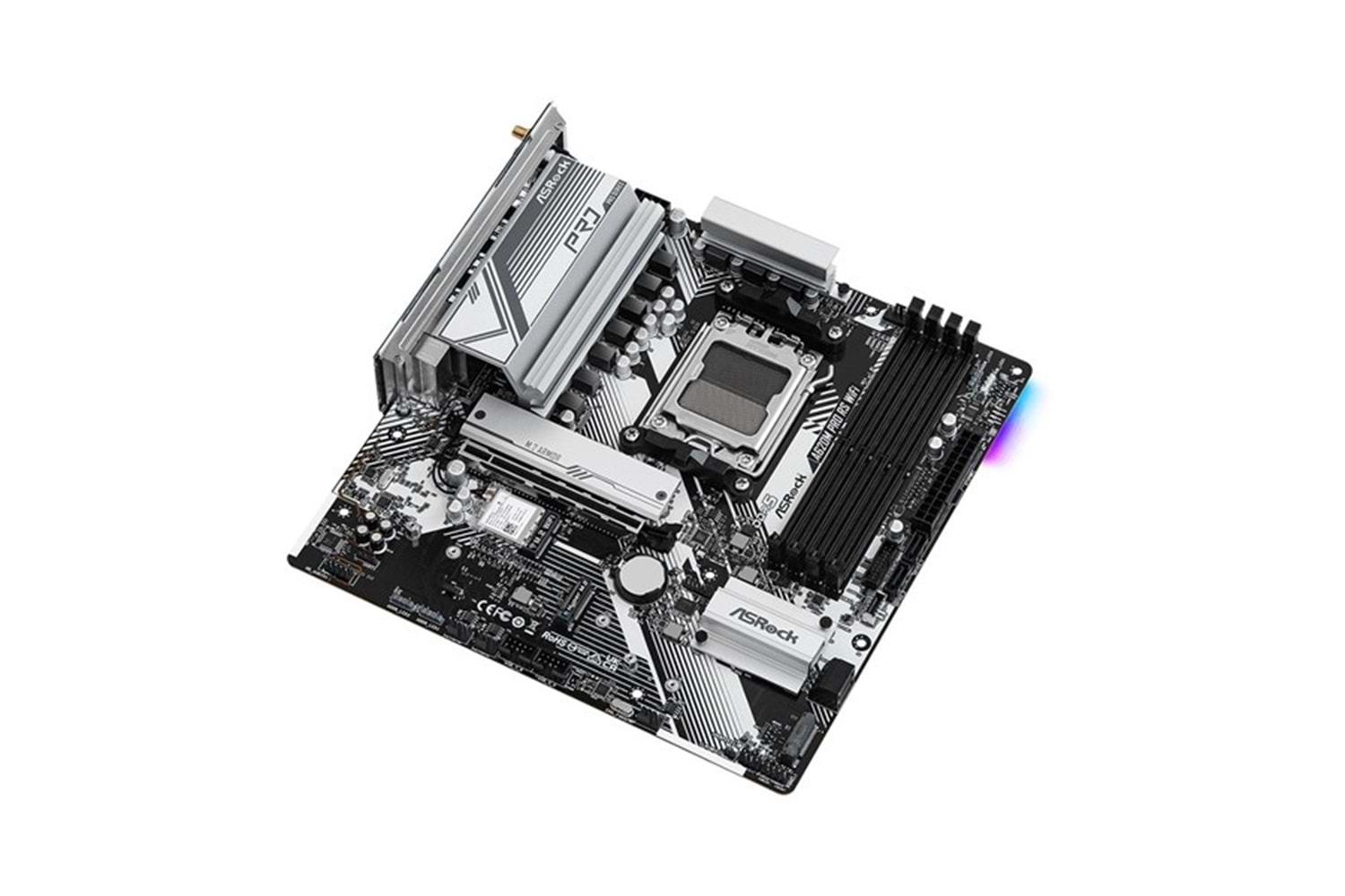 ASROCK A620M PRO RS WIFI-6E DDR5 HDMI-DP PCIE 4.0 AM5 MATX