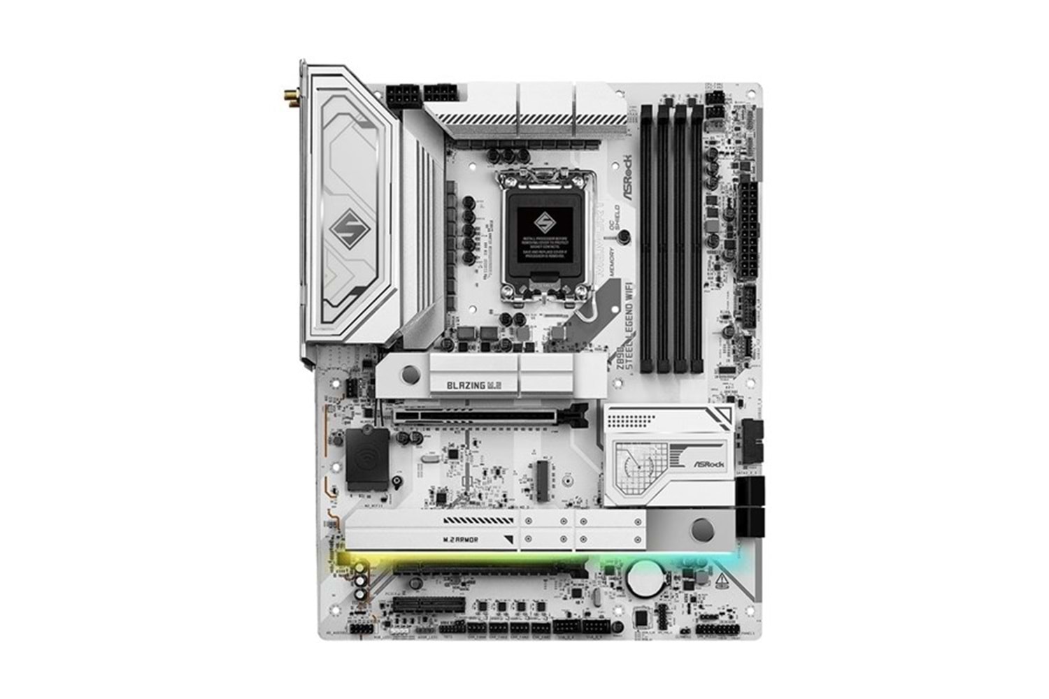 ASROCK Z890 STEEL LEGEND WIFI7 DDR5 HDMI-DP TYPEC PCIE 5.0 1851P ATX