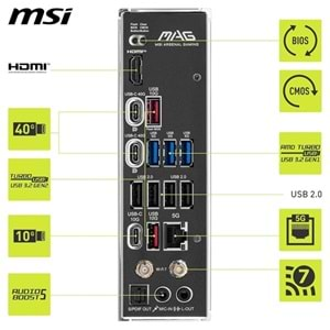 MSI MAG X870 TOMAHAWK WIFI-7 DDR5 HDMI-DP PCIE 5.0 AM5 ATX