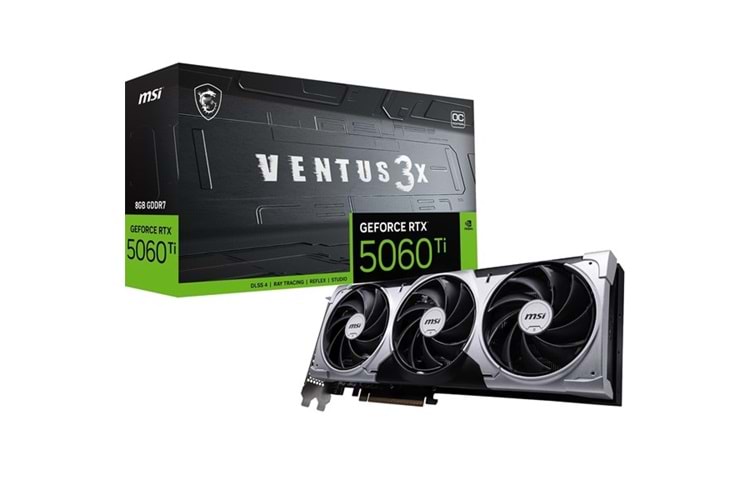 MSI RTX5060TI 8GB VENTUS 3X OC GDDR7 128bit HDMI DP PCIe 5.0	