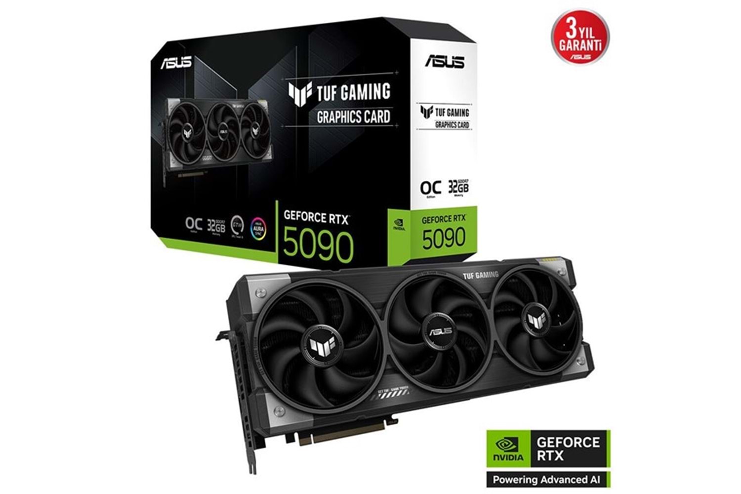 ASUS 32GB TUF RTX5090-O32G GAMING GDDR7 512bit HDMI-DP PCIE 5.0