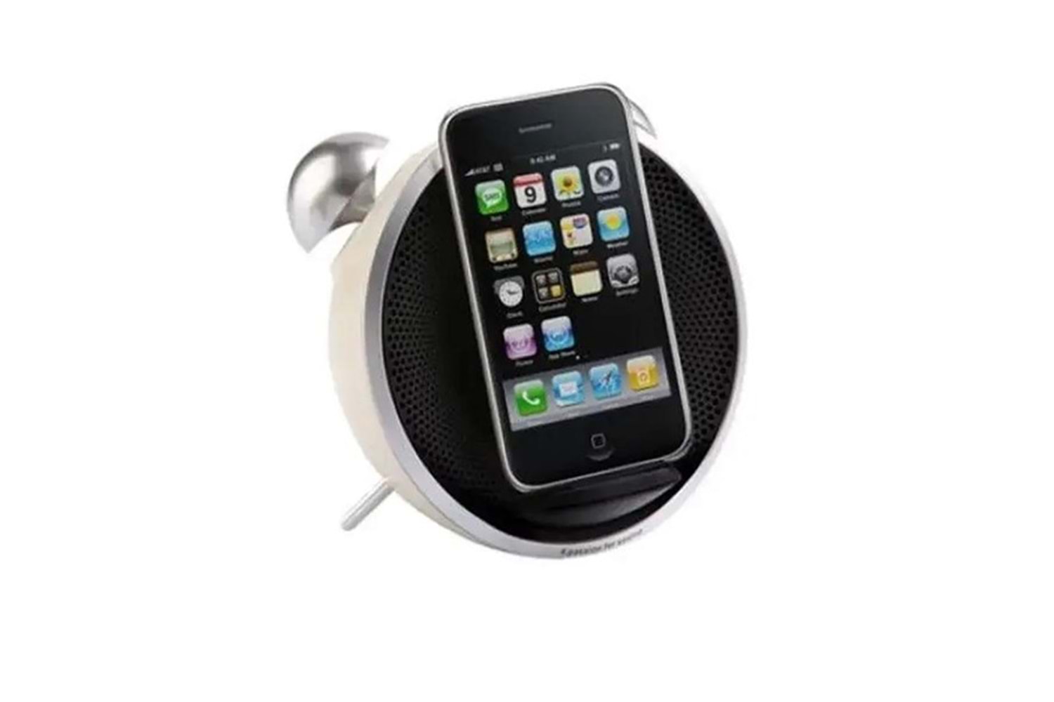 EDIFIER IF230W Tick Tock Dock 9W RMS iPod iPhone Uyumlu FM Radyolu Beyaz Bluetooth Hoparlör