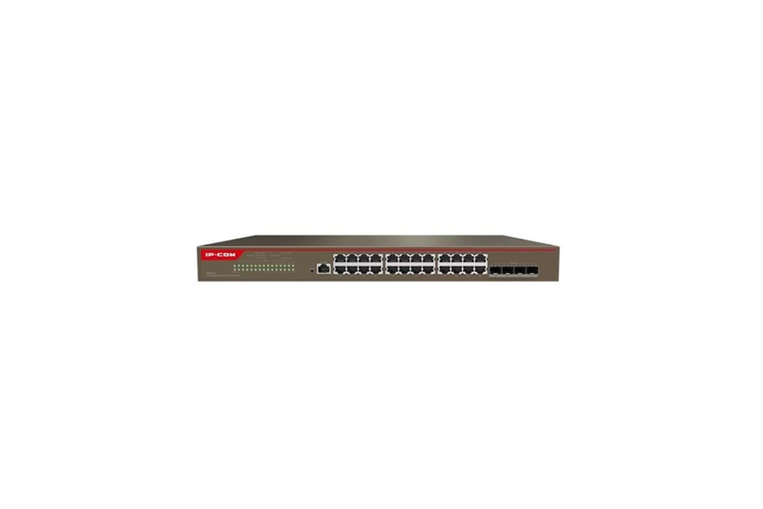 IP-COM 24port G5328X GIGABIT 4-10GBE SFP L3 YÖNETİLEBİLİR RACKMOUNT SWITCH 
