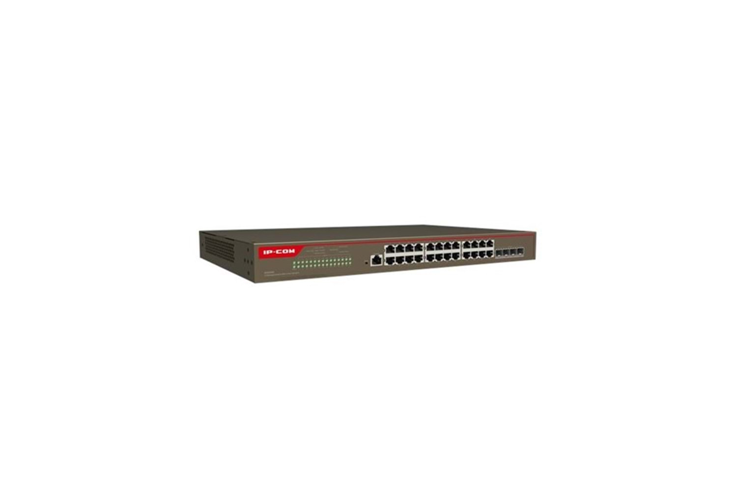 IP-COM 24port G5328X GIGABIT 4-10GBE SFP L3 YÖNETİLEBİLİR RACKMOUNT SWITCH 