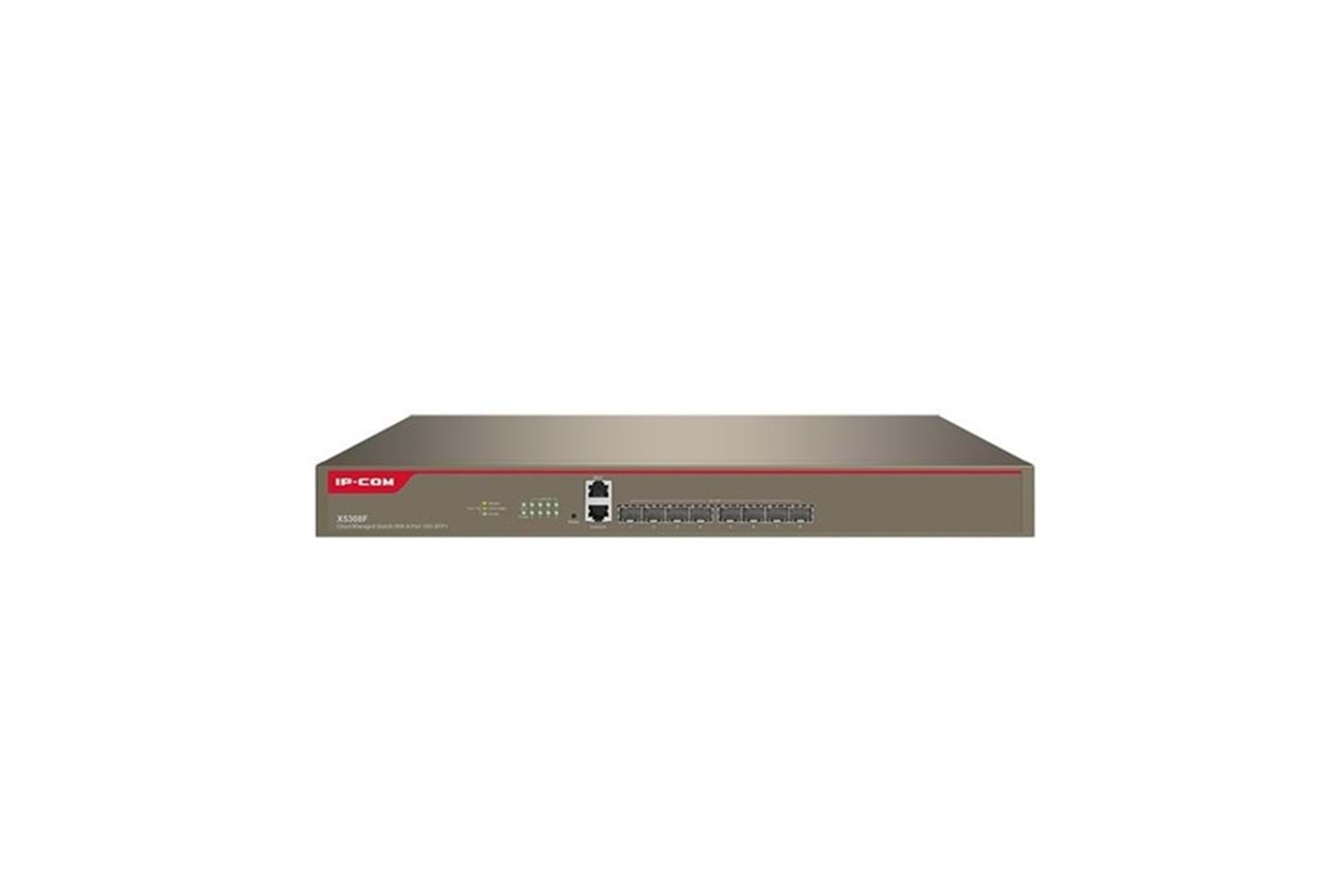 IP-COM X5308F 8port 10GbE SFP+ Bulut Yönetilebilir Switch