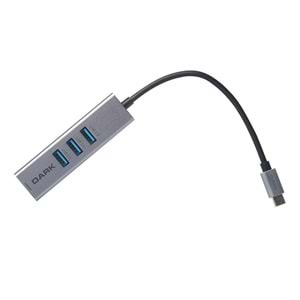 DARK DK-AC-U31X3GL Gigabit USB 3.0 Ethernet 3x USB Çoklayıcı 